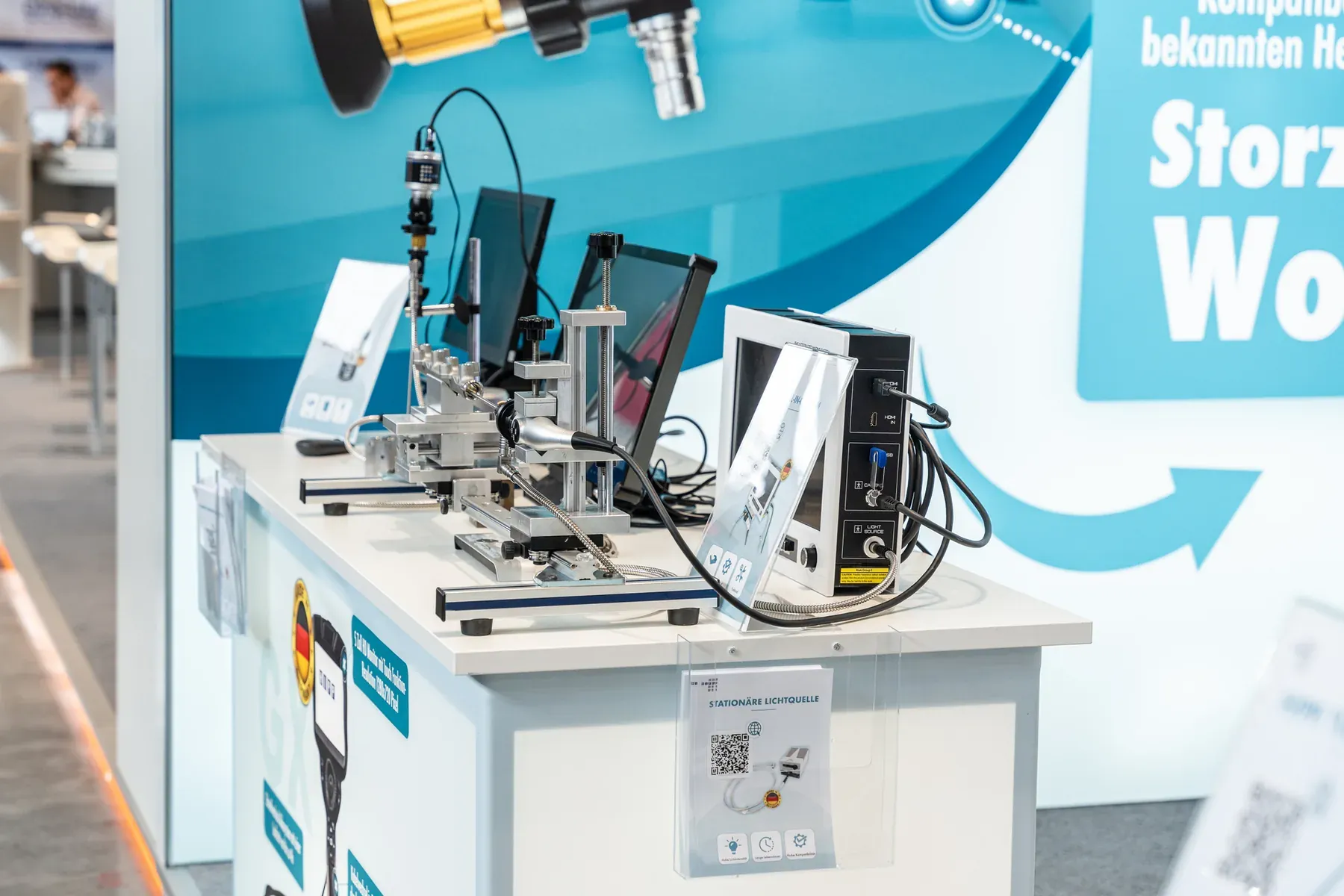Messestandplanung und Design für die Messe Control – Hipp Endoskopie Service